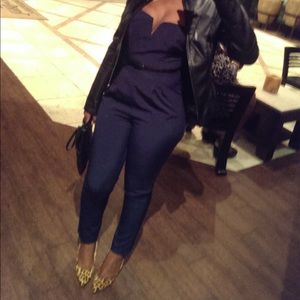 Navy Blue Jumpsuit